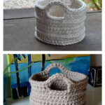 Chunky Basket Free Crochet Pattern