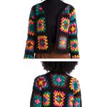 Granny Square Jacket Free Crochet Pattern