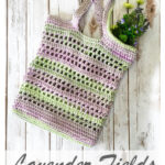 Lavender Fields Market Bag Free Crochet Pattern