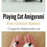 Playing Cat Amigurumi Free Crochet Pattern