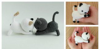 Playing Cat Amigurumi Free Crochet Pattern