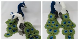 Regal the Peacock Amigurumi Free Crochet Pattern and Video Tutorial