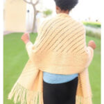 Reversible C2C Prayer Wrap Free Crochet Pattern