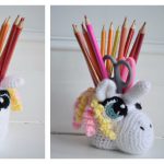 Unicorn Jar Cover Free crochet pattern
