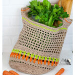 Vegetable Market Bag Free Crochet Pattern