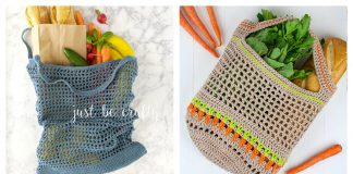 Vegetable Market Bag Free Crochet Pattern