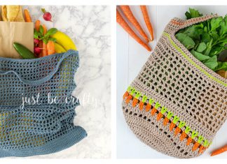 Vegetable Market Bag Free Crochet Pattern