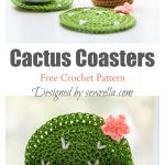 Cactus Coasters Free Crochet Pattern