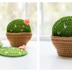 Cactus Coasters Free Crochet Pattern