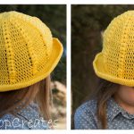 Daffodil Sunhat Free Crochet Pattern