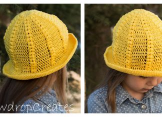 Daffodil Sunhat Free Crochet Pattern