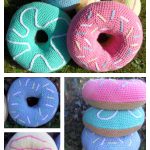 Donut Cushion Free Crochet Pattern