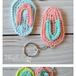 Flip-Flop Keychain Free Crochet Pattern
