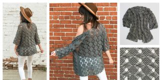 The Webwork Cardigan Sweater Free Crochet Pattern