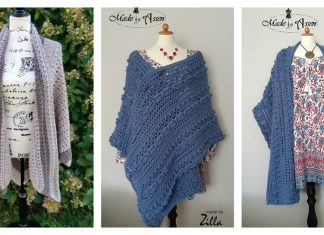 V Shaped Shawl Free Crochet Pattern