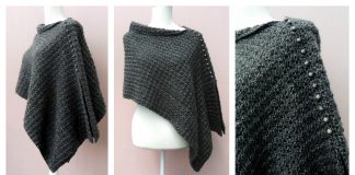 Voguish Poncho Free Crochet Pattern