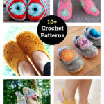 10+ Sweet Granny Square Slippers Crochet Patterns