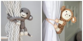 Amigurumi Animal Curtain Tie Crochet Pattern