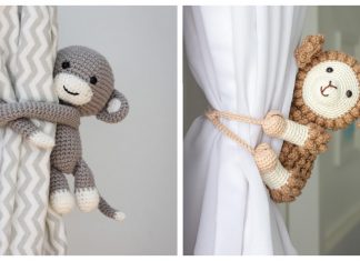 Amigurumi Animal Curtain Tie Crochet Pattern