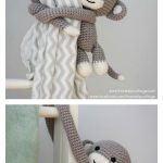 Amigurumi Monkey Curtain Tie Back Crochet Pattern