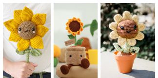 Amigurumi Sunflower Free Crochet Pattern