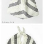 Boxy Bento Bag Made with 3 Squares Free Crochet Pattern