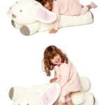 Bunny Floor Pillow Free Crochet Pattern