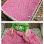 Diamond Baby Blanket Free Crochet Pattern and Video Tutorial