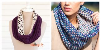 Double Sided Reversible Cowl Crochet Pattern