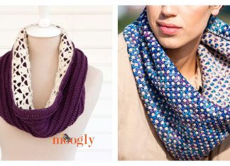 Double Sided Reversible Cowl Crochet Pattern