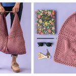 Easy Tote Bag Made with Squares Free Crochet Pattern