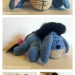 Eeyore the Melancholy Donkey Free Crochet Pattern