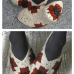 Felted Granny Slippers Free Crochet Pattern