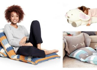 Floor Pillow Lounger Floor Cushion Free Crochet Pattern