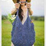 Granny Squares Market Bag Free Crochet Pattern