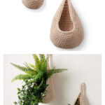 Hanging Planter Pods Free Crochet Pattern