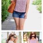 Mesh Squares Top Free Crochet PatternMesh Squares Top Free Crochet Pattern