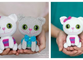 Amigurumi Cheeky Kitty Cat Free Crochet Pattern