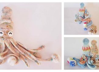 Amigurumi Hubble the Squid Free Crochet Pattern