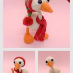 Christmas Goose Free Crochet Pattern