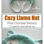 Cozy Llama Hat Free Crochet Pattern