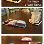 Cupcake Coasters Free Crochet Pattern and Video Tutorial