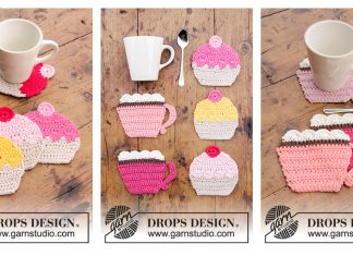 Cupcake Coasters Free Crochet Pattern
