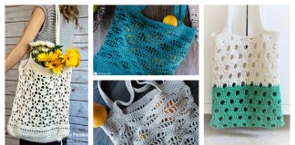 Fancy Market Bag Free Crochet Pattern