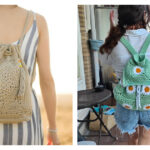 Granny Square Backpack Free Crochet Patterns