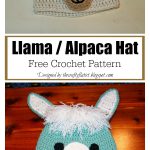 Llama : Alpaca Hat Free Crochet Pattern