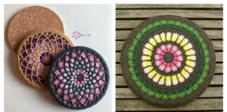 Mandala Style Trivet Potholder Crochet Patterns