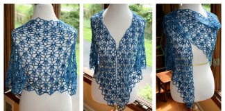 My Blue Jeans Shawl Free Crochet Pattern