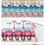 3D Flower and Shell Stitch Free Crochet Pattern