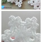 5 Minute Snowflake Christmas Ornaments Free Crochet Pattern